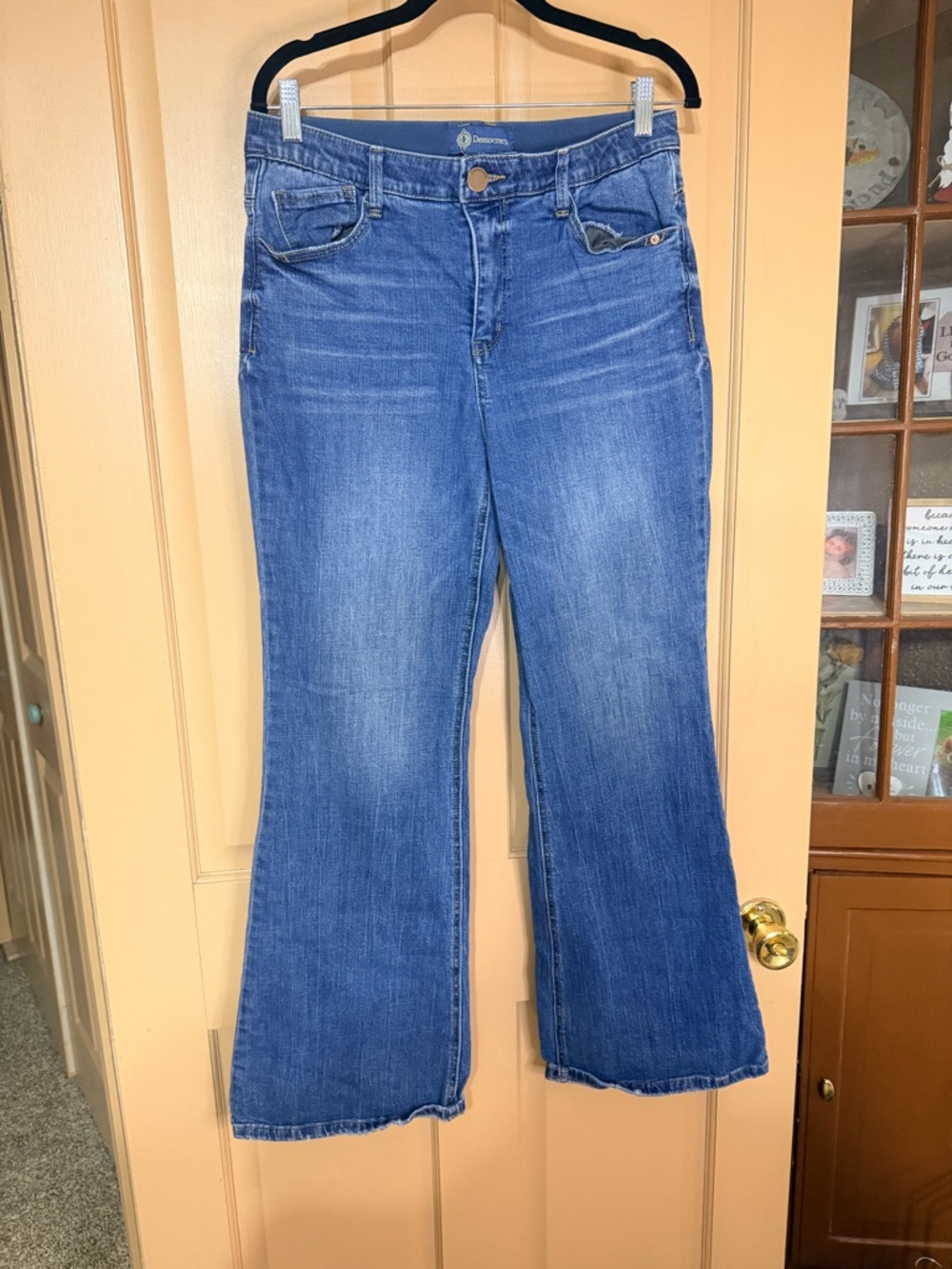 Democracy Medium Blue Flare Jeans‎